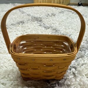 Longaberger Woven Basket with Handle